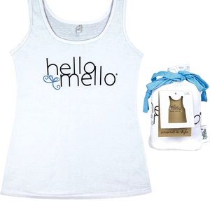 Brand New with Tags Hello Mello Lounge Tank Top White S/M